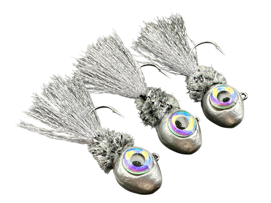 Minnow Head - Grey Ghost Light (3 Pack)